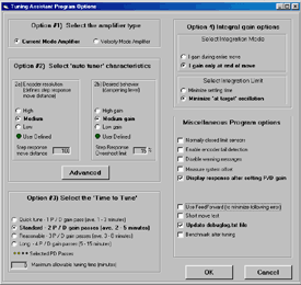 Tuning Assistant Settings